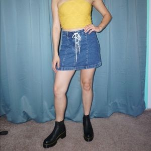 Denim skirt